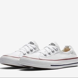 White Shoreline Slip-On Converse
